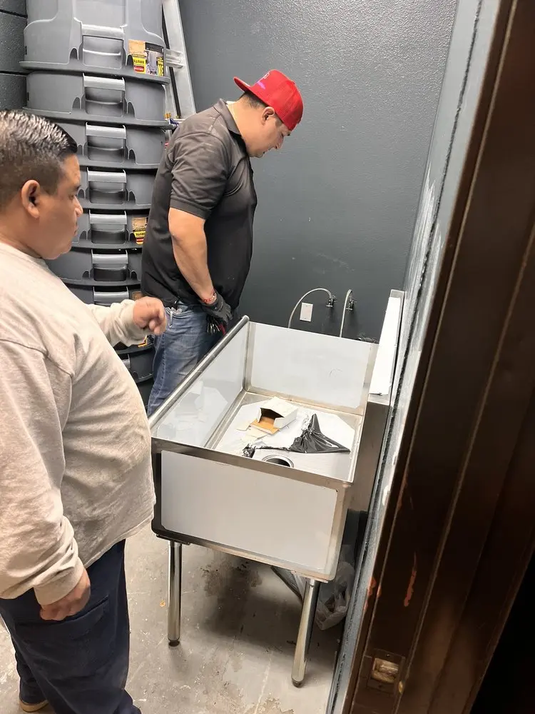 Commercial plumbing and sink installation in American Canyon