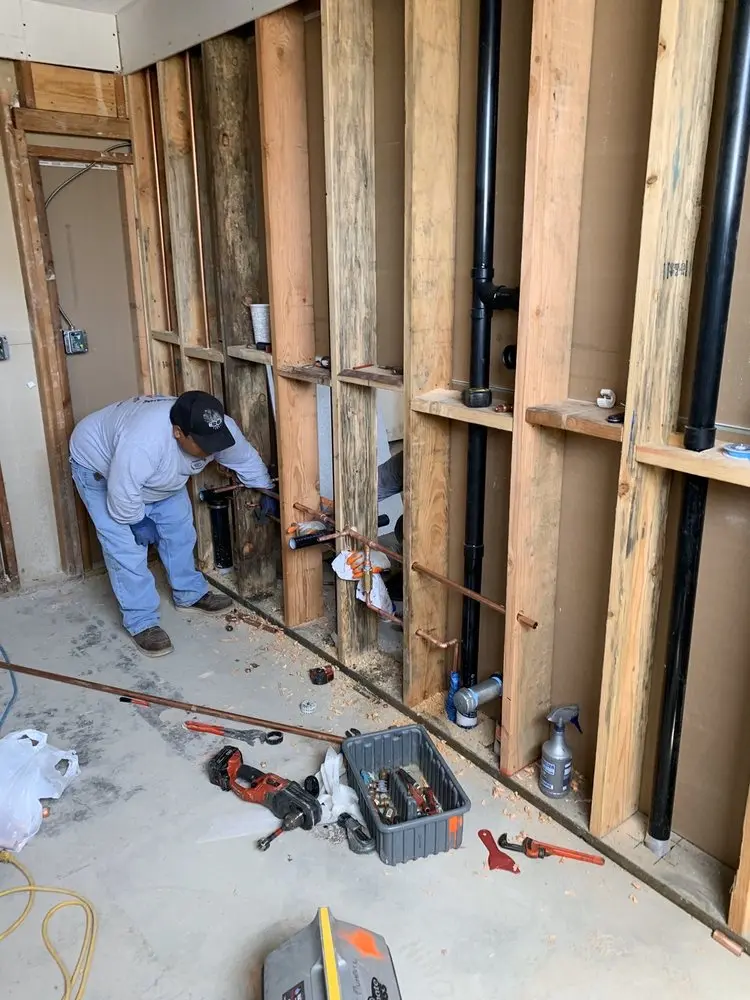 Commercial rough-in plumbing for Gas Line Repair in American Canyon